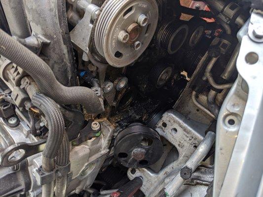 2014 vw beetle water pump replace