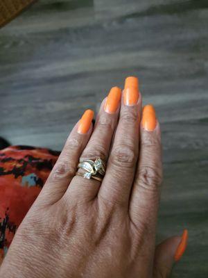 Manicure on my narural nails