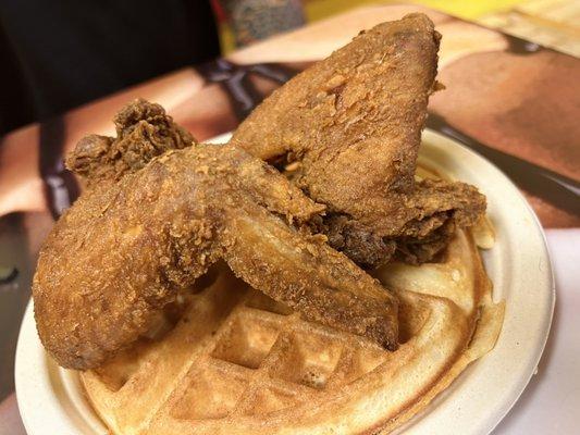 Waffles and wings