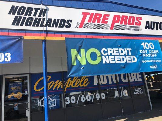 North Highlands Tire Pros... very nice & professional & above all honest with full disclosure!