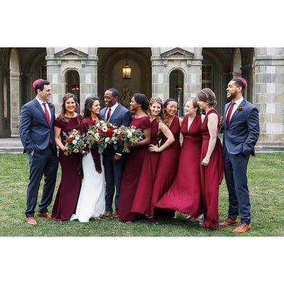 Bridal party hair and makeup