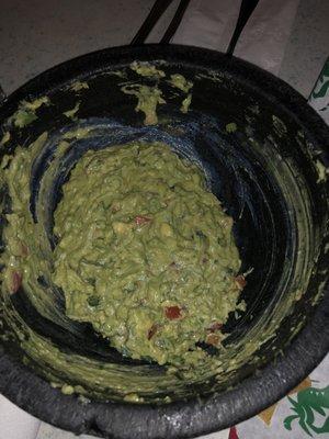 Table side guacamole. Yum