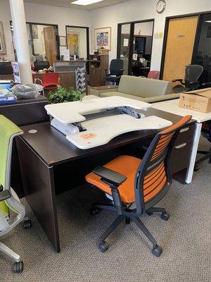 Steelcase think V2 and varidesk