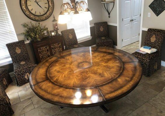 Restored dining table