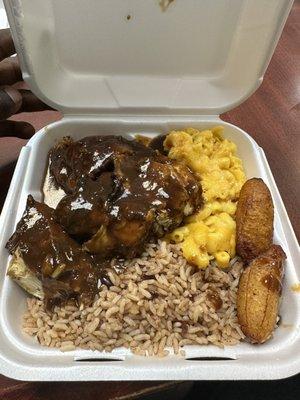 6.99 small Jerk Chicken