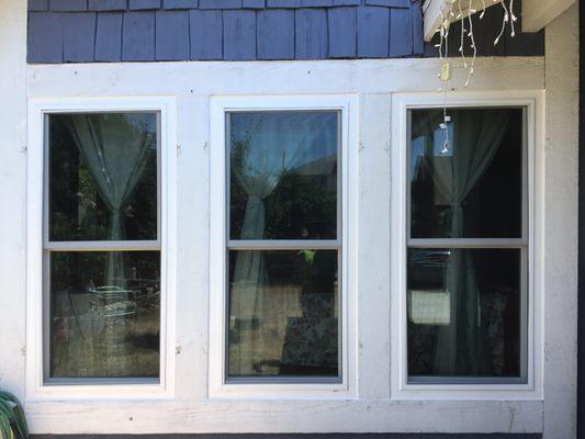 After energy efficient windows installation.