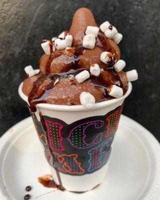 Hot Cocoa Soft Serve ($5)