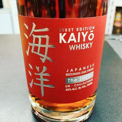 @kaiyowhisky japanese whisky unchilled filtered sheri mizunara oak finish