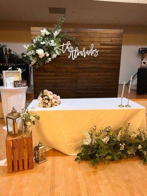 Sweetheart Table