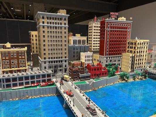 Historic Grand Rapids Lego Display - December 2023