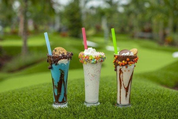 Enjoy specialty milkshakes form the Ice Cream Parlor.