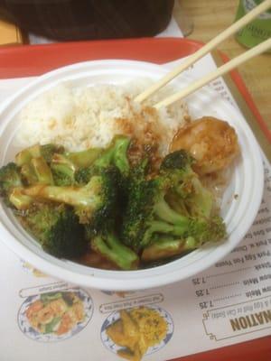 Shrimp & Broccoli.