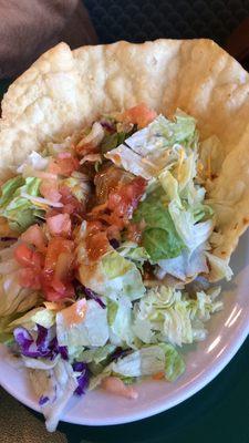 Taco salad. My mother enjoyed it!