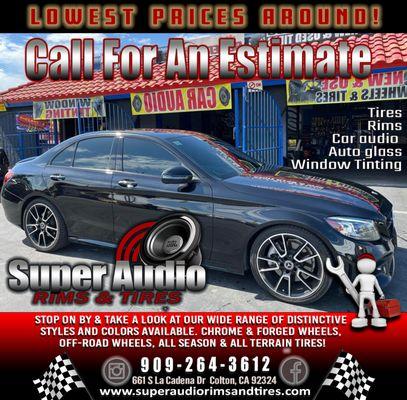 Super Audio Rims and Tires Lowest Prices Around!