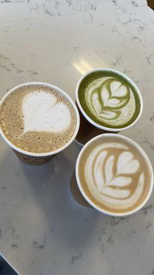 Matcha Latte and Other Vanilla Latte