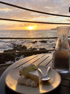 Island Lime pie & the view