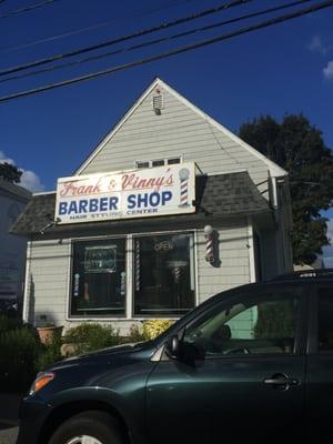 Frank & Vinny's Barber Shop of Canton -- 15 Church Street, Canton             Storefront