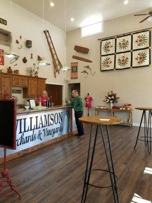 New tasting room with charming nod to fruit orchard roots