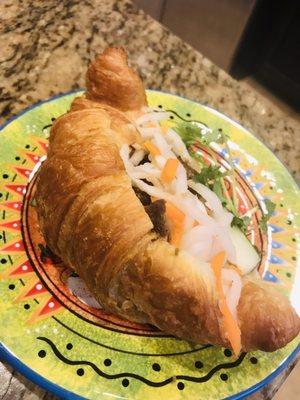 Croissant Grilled Pork Banh mi is life changing