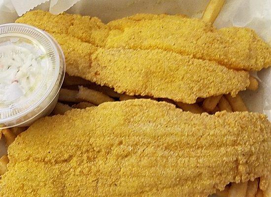 Look at that fried catfish!