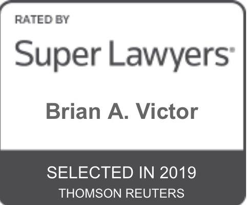 Super Lawyers Rising Star for the 5th year in a row. http://brianvictorlaw.com/super-lawyers-2019-california-rising-stars/