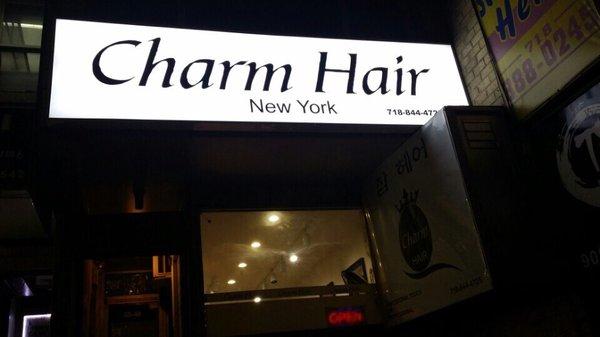 Charm Hair of New York. Newly open.