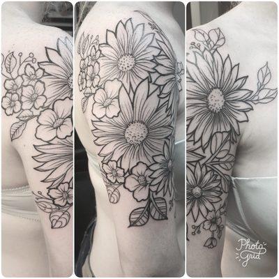 Freehand Black Work by Chris "Heritech" Martinez