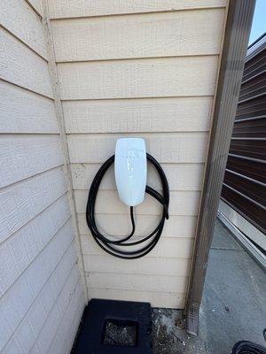 Exterior Tesla EV Charger