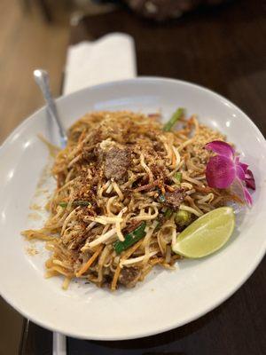 Spicy Beef Pad Thai