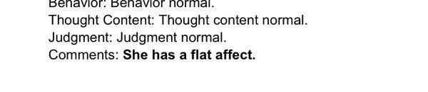 Really? I had not slept. I was starving. I also had an injury from a cat scan.