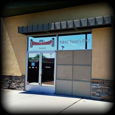 The front of the Barbershop's new home located at 2750 S Pacific Ave, Ste A.