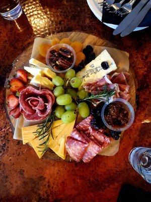 Bourbon Charcuterie plate.