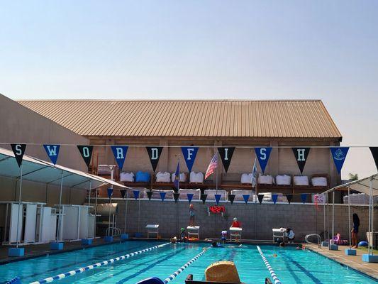 Outdoor uncovered pool