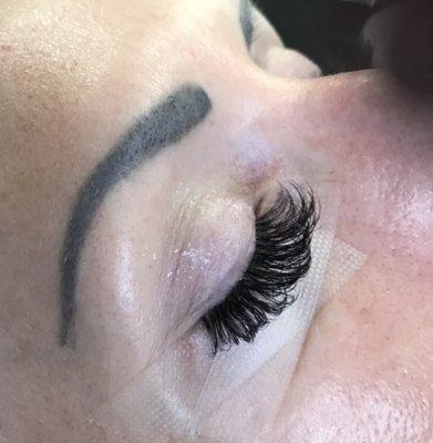 Volume eyelash set