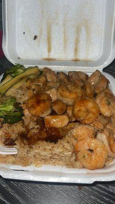 Chicken and Shrimp Hibachi