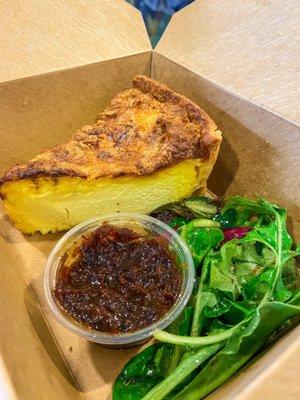 Quiche with Bacon Jam