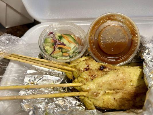 5 Piece Chicken Satay