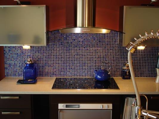 Blue Glass Mosaic