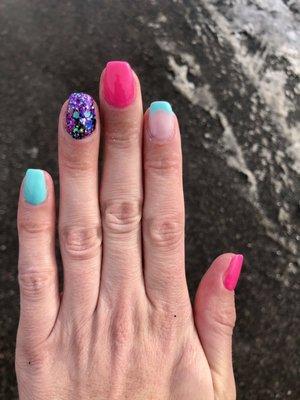 My vacation nails