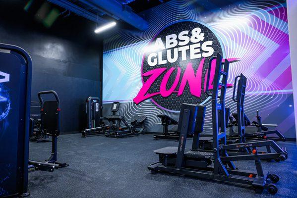 Specialized Workout Zones Like Our Abs & Glutes Zone, ALL-NEW Women's Only Babe Cave®, ALL-NEW Functional Freedom Zone & More!