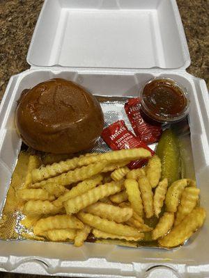 Chop Brisket w/Fries