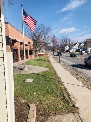 Located right next door to the Penfield Fire Department.