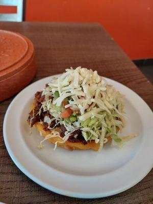 Taco - Sopes style pastor