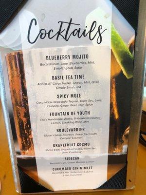 Cocktails 2019