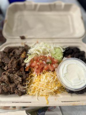 Carne asada bowl