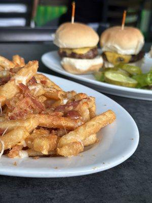 Boiler Maker Fries & Hamburger Sliders