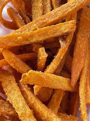 Sweet Side of homemade potato fries