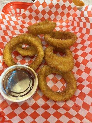 The Onion Rings are a must have!