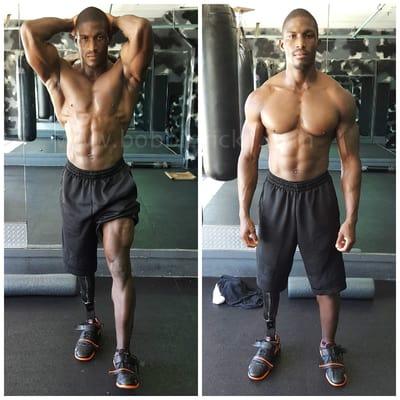 Kionte looking great after his strength program.