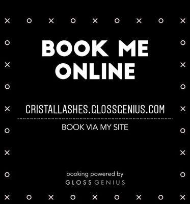 Book your lash services online.